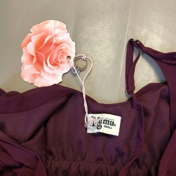 Merlot Show me your mumu bridesmaids dress S - Picture 5 of 11